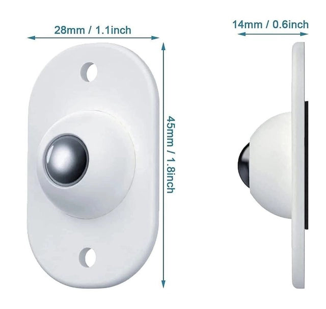 Self Adhesive Mini Swivel Casters