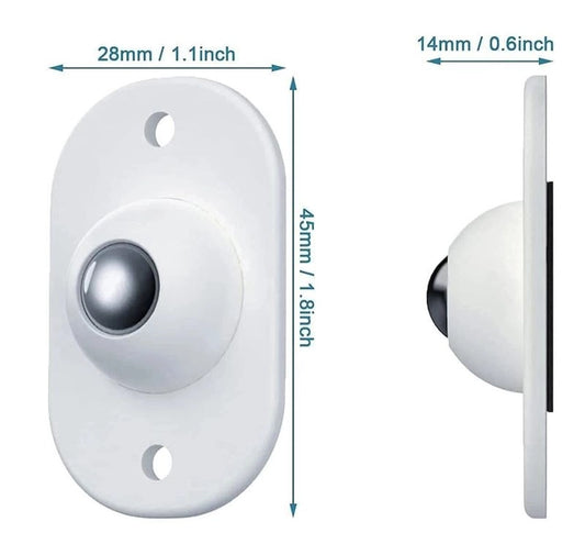 Self Adhesive Mini Swivel Casters